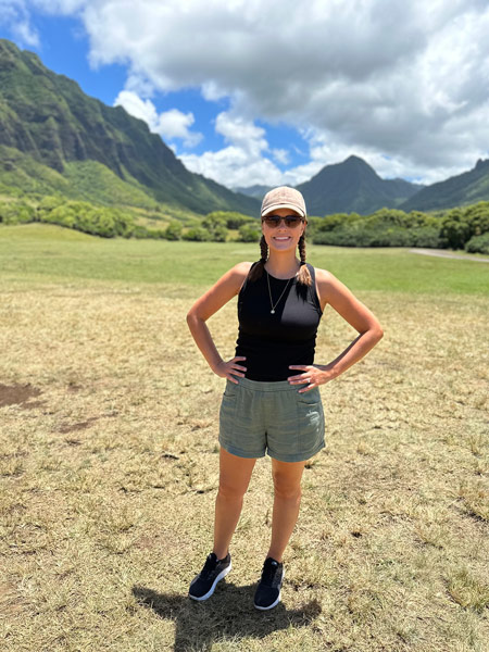 Hannah Cote outdoor picture.